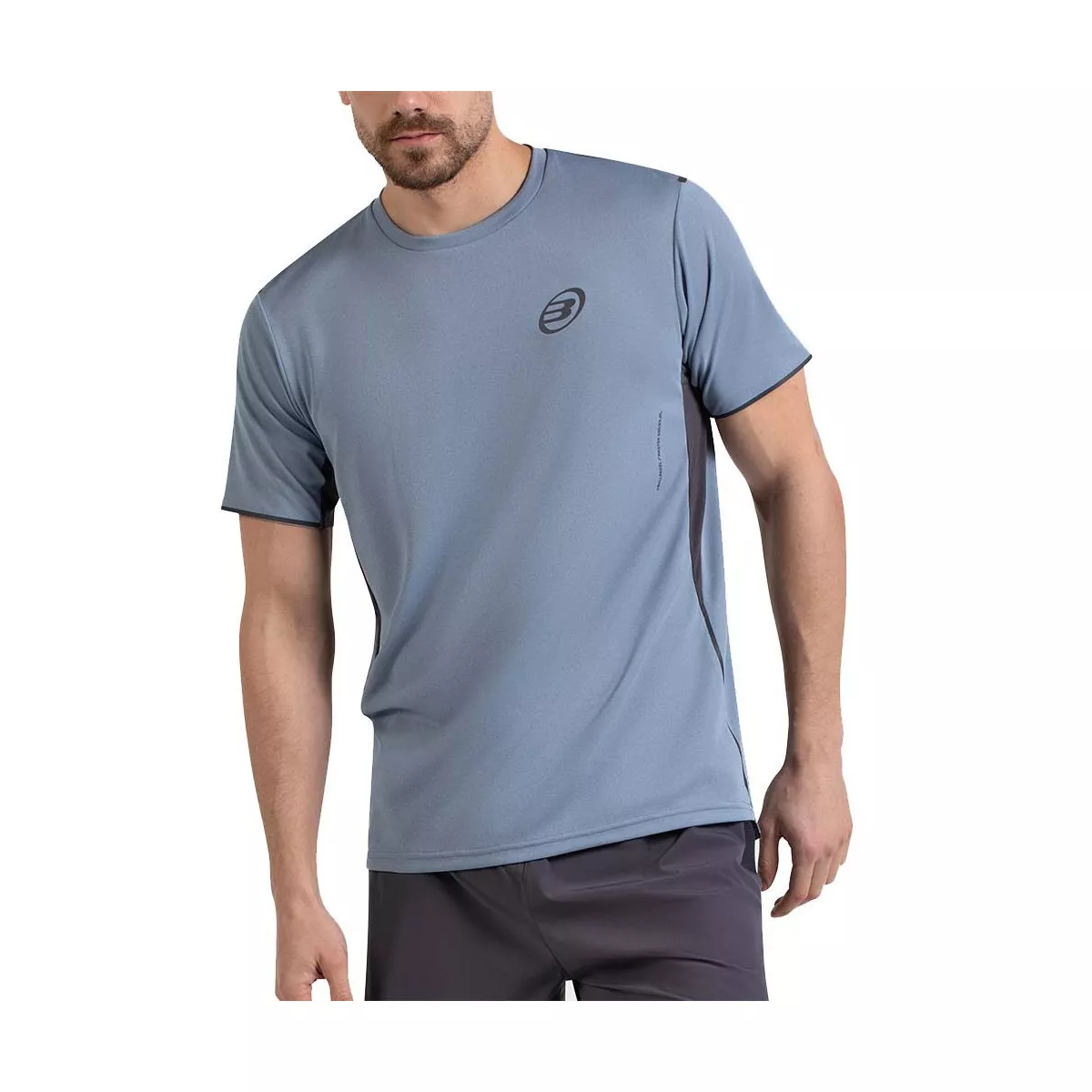 T-shirt Bullpadel Mensa Bleu