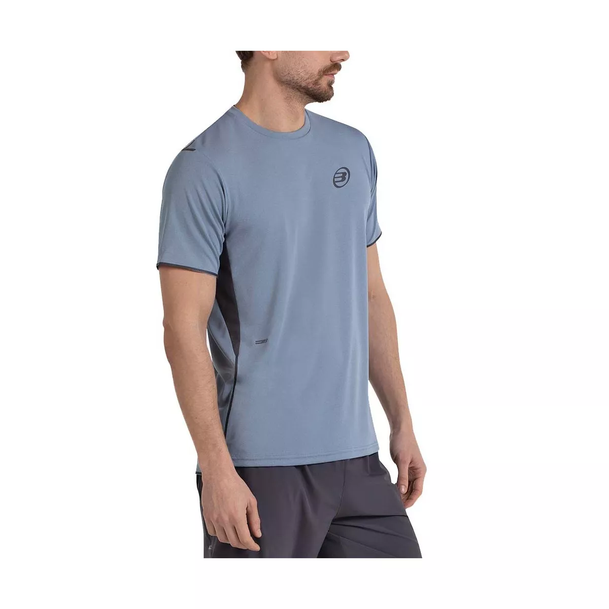 T-shirt Bullpadel Mensa Bleu