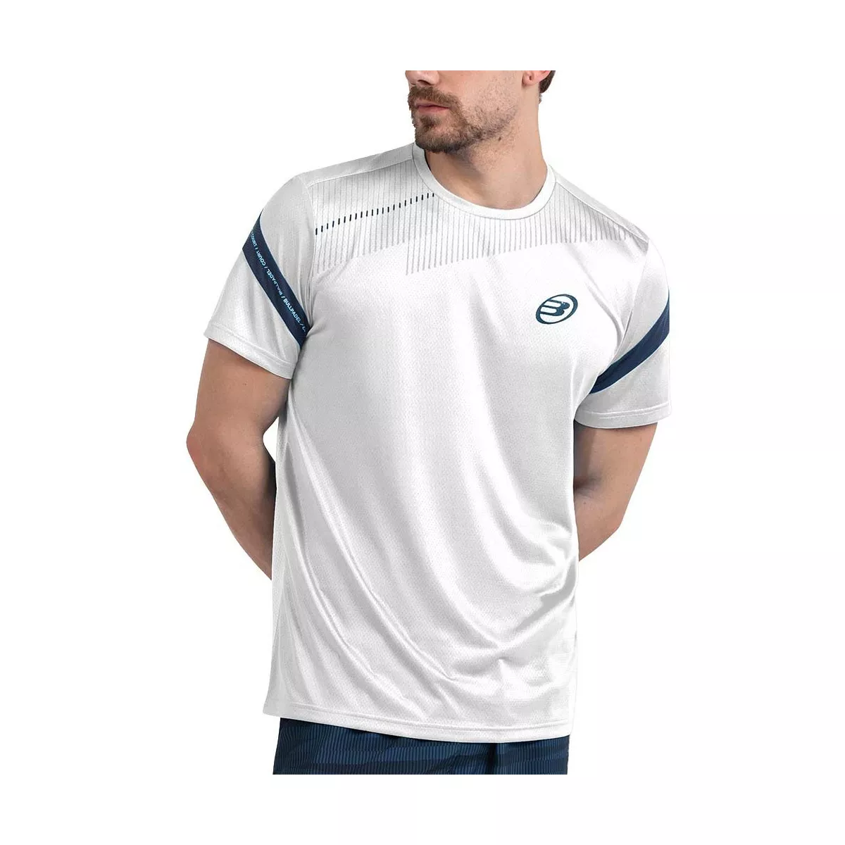 T-shirt Bullpadel Casul Blanc