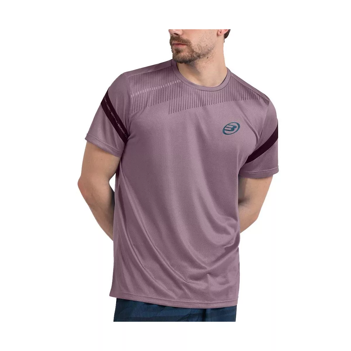 T-shirt Bullpadel Casul Rose marron