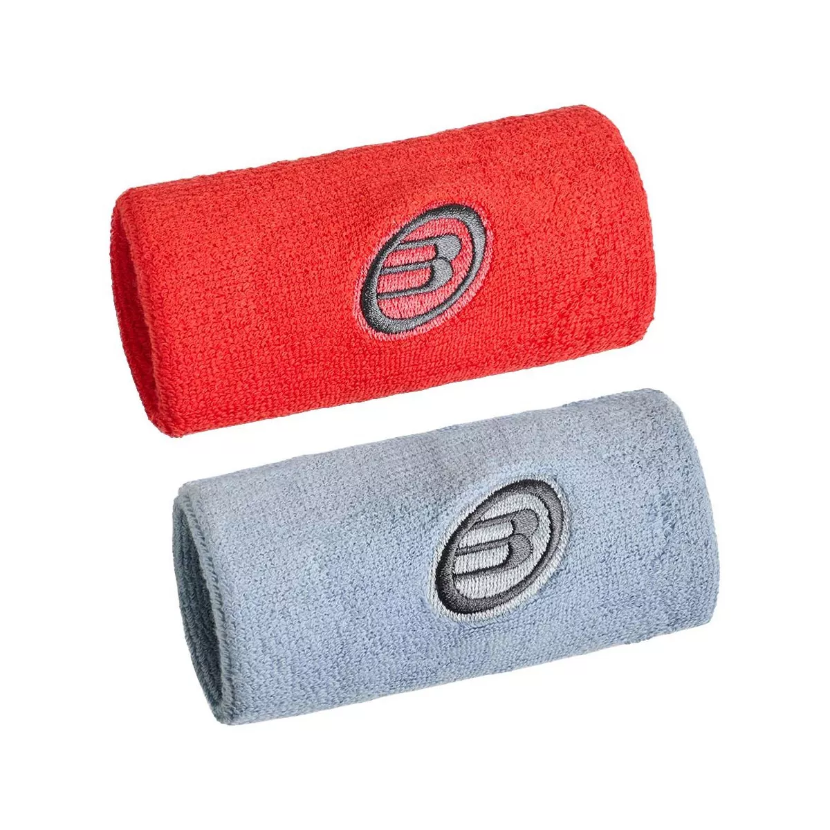 Serre-Poignets Bullpadel BPMU262I Rouge / Gris x2
