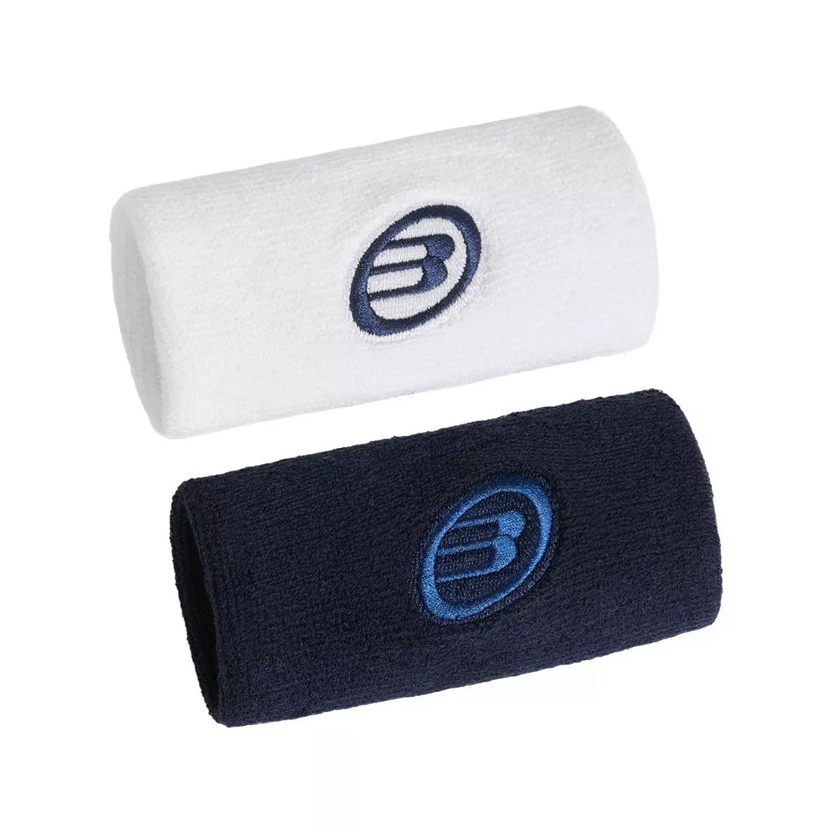 Serre-Poignets Bullpadel BPMU262I Blanc / Bleu marine x2