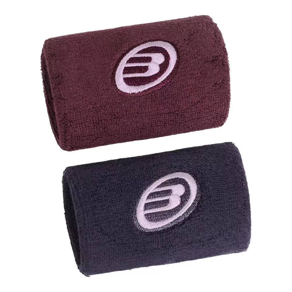 Serre-Poignets Bullpadel BPMU263I Bordeaux / Gris anthracite x 2