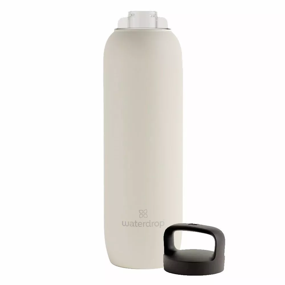 Waterdrop Thermosfles Crème Wit
