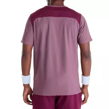T-Shirt New Balance Tournament NYC Rose / Bordeaux