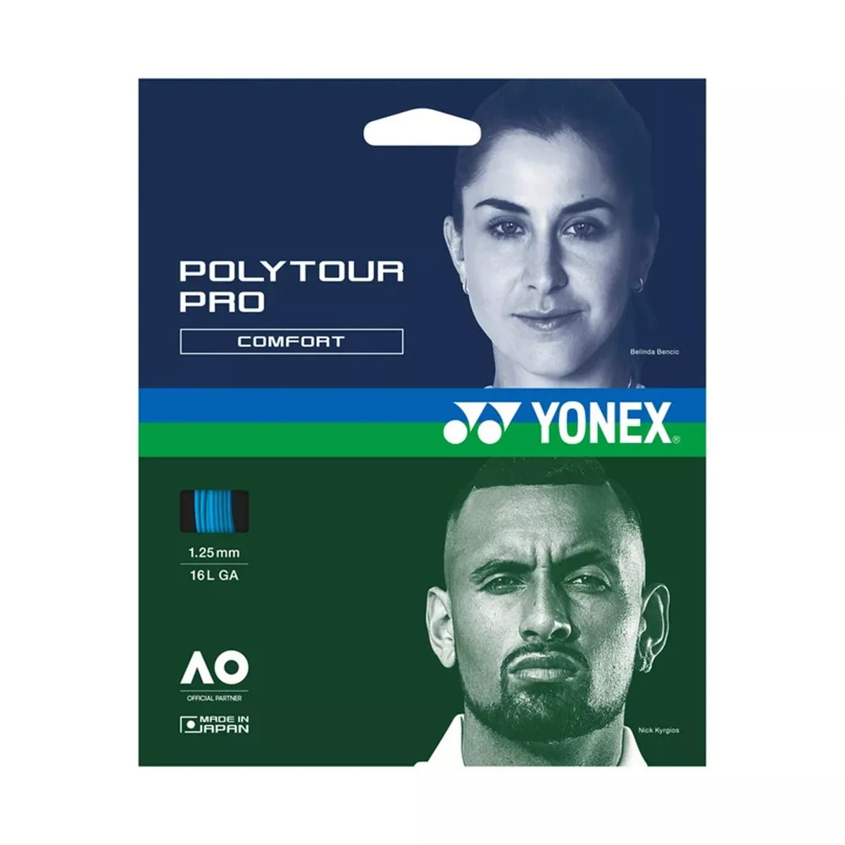 Cordage Yonex Poly Tour Pro Bleu 12m