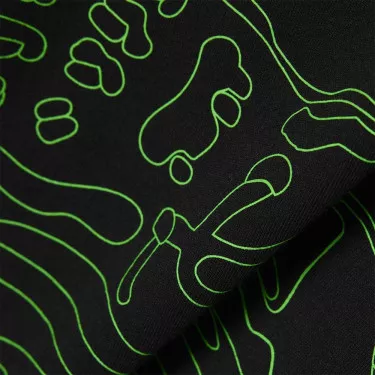 T-shirt Lacoste Sport Ultra Dry Imprimé Crocodile Noir / Vert
