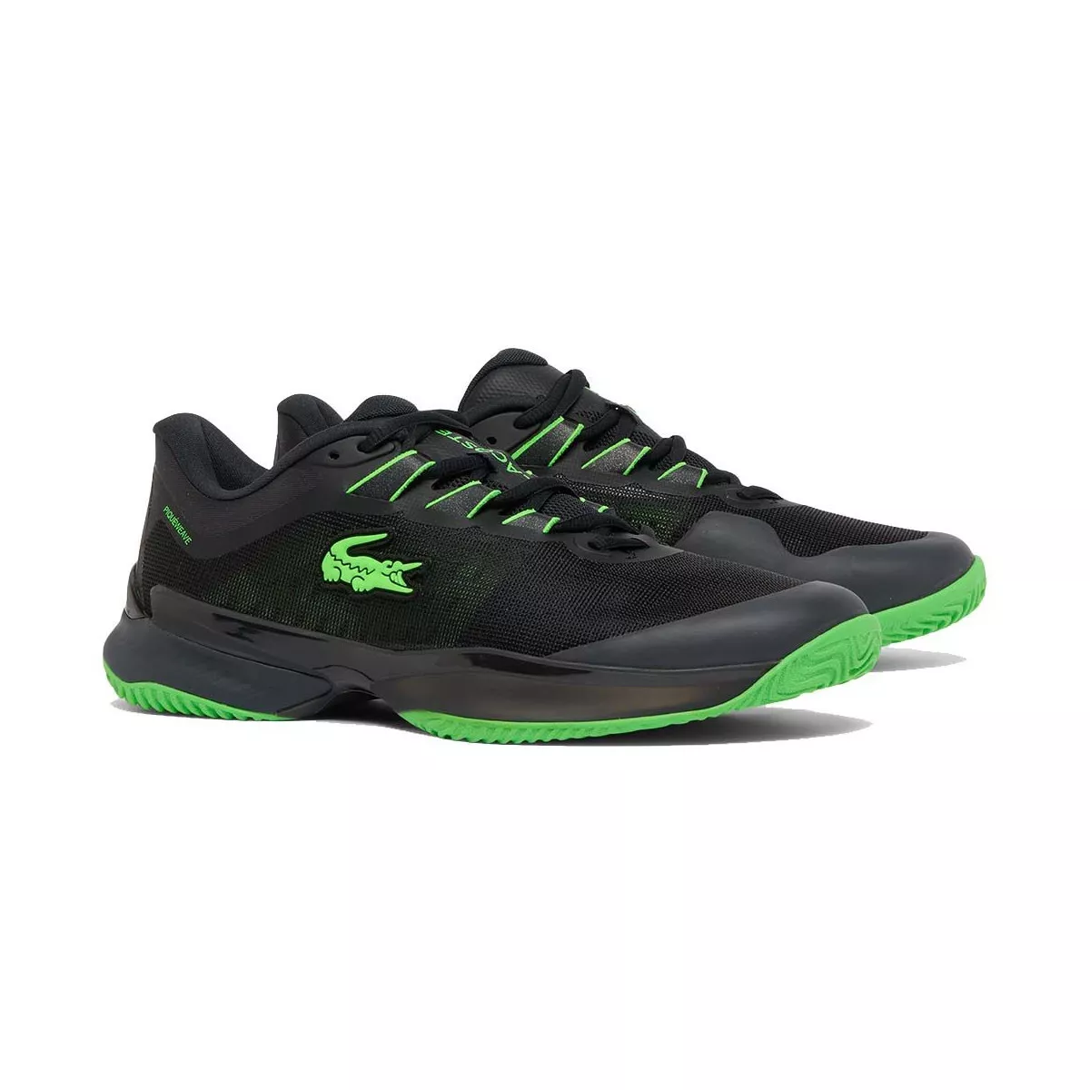 Chaussures Lacoste AG-LT Ultra Clay Court Terre battue Noir / Vert