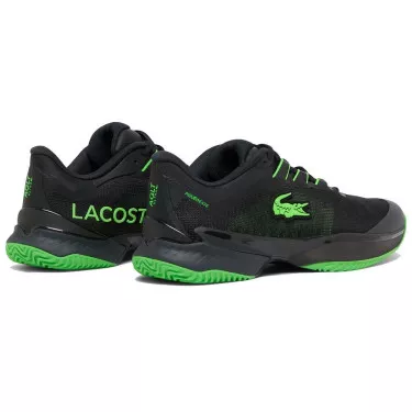 Chaussures Lacoste AG-LT Ultra Clay Court Terre battue Noir / Vert