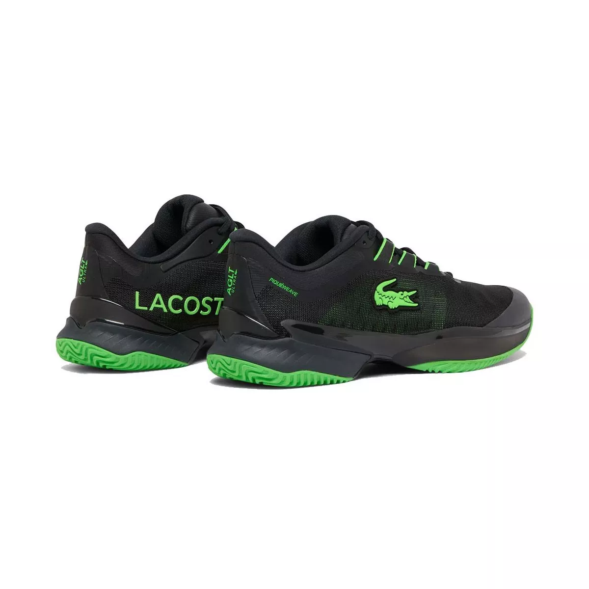 Chaussures Lacoste AG-LT Ultra Clay Court Terre battue Noir / Vert