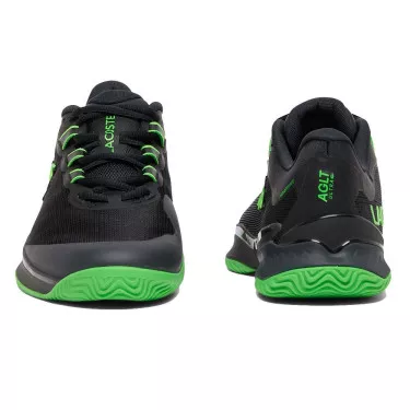 Chaussures Lacoste AG-LT Ultra Clay Court Terre battue Noir / Vert