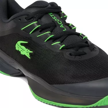 Chaussures Lacoste AG-LT Ultra Clay Court Terre battue Noir / Vert