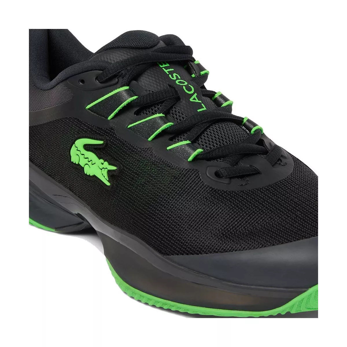 Chaussures Lacoste AG-LT Ultra Clay Court Terre battue Noir / Vert