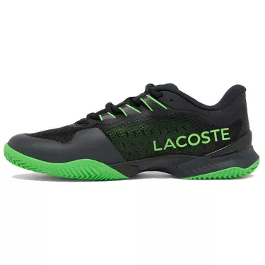 Chaussures Lacoste AG-LT Ultra Clay Court Terre battue Noir / Vert