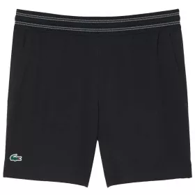Short Lacoste Tennis Ultra Dry Réfléchissant Noir