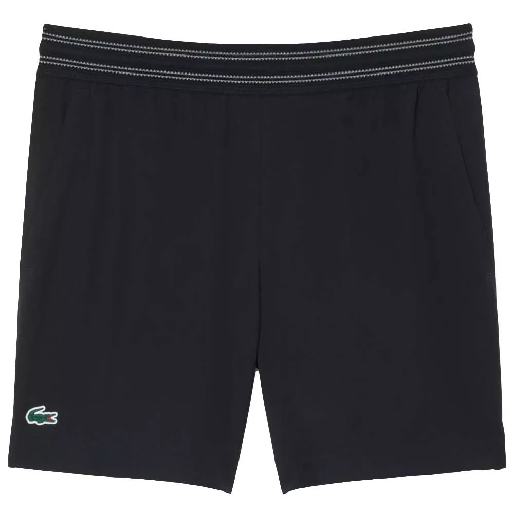 Short Lacoste Tennis Ultra Dry Réfléchissant Noir