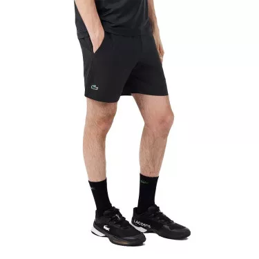 Short Lacoste Tennis Ultra Dry Réfléchissant Noir