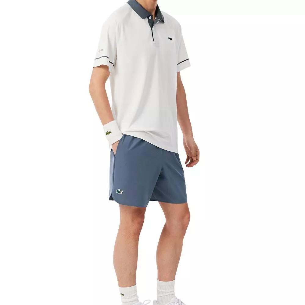 Short Lacoste Tennis x Novak Djokovic On Court Gris
