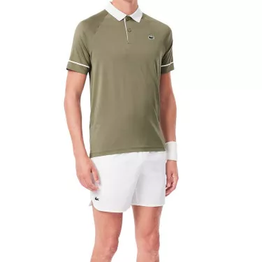 Short Lacoste Tennis x Novak Djokovic On Court Blanc