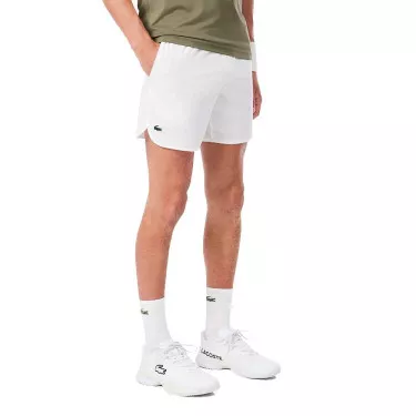 Short Lacoste Tennis x Novak Djokovic On Court Blanc