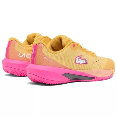 Lacoste AG-LT Evo Dames Tennisschoenen Geel / Roze