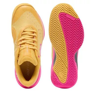 Lacoste AG-LT Evo Dames Tennisschoenen Geel / Roze