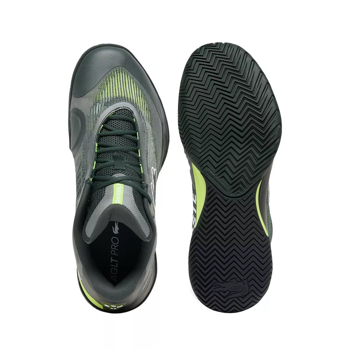 Chaussures Lacoste AG-LT Pro x Daniil Medvedev Vert foncé