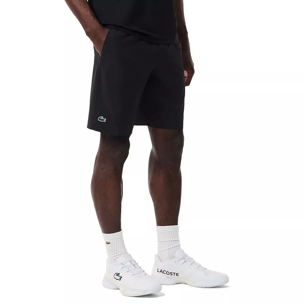 Lacoste Sport Ultra Dry Stretch Short Zwart