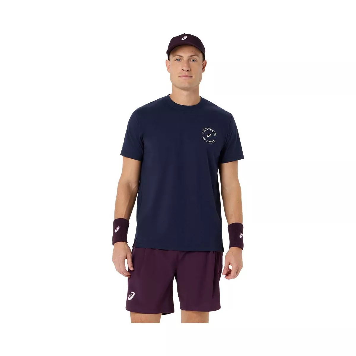 Asics Game Seasonal Graphic T-Shirt Marineblauw