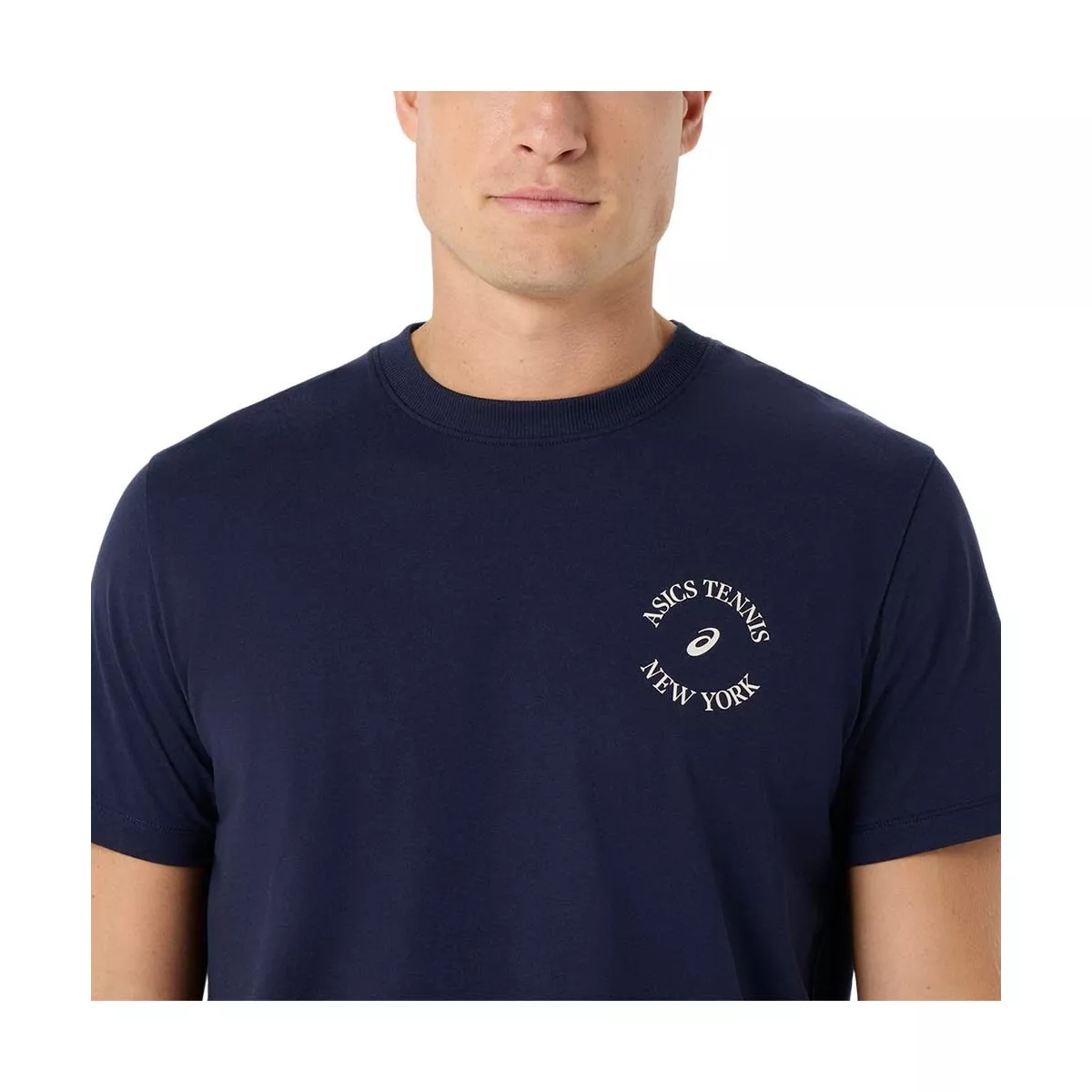 Asics Game Seasonal Graphic T-Shirt Marineblauw