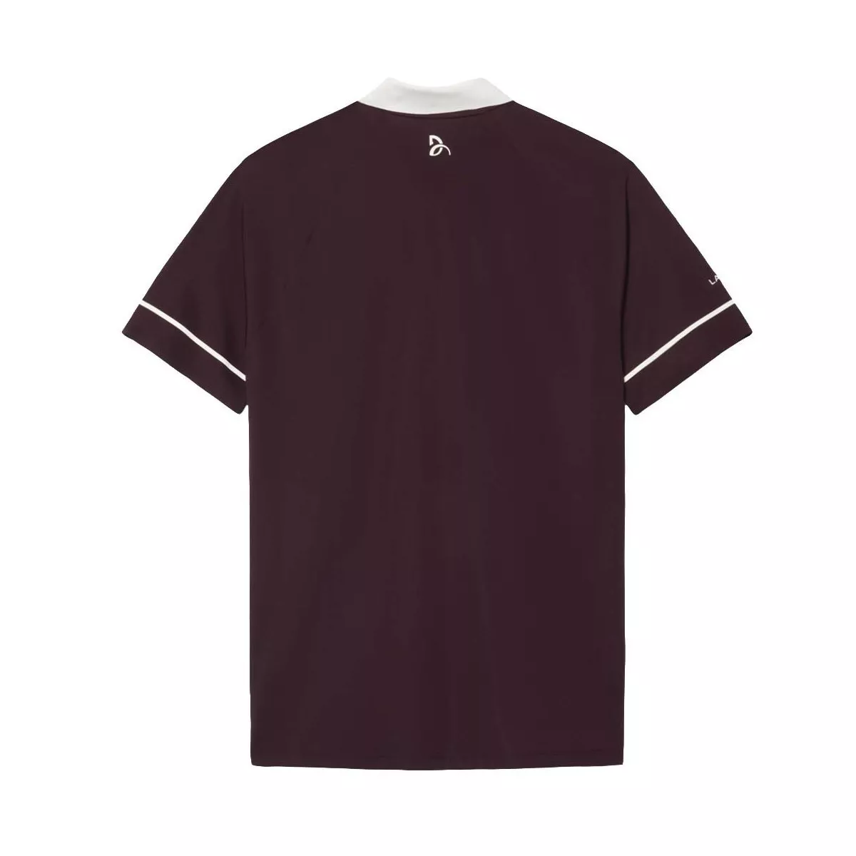 Lacoste Tennis Polo Novak Djokovic On Court Bruin / Wit