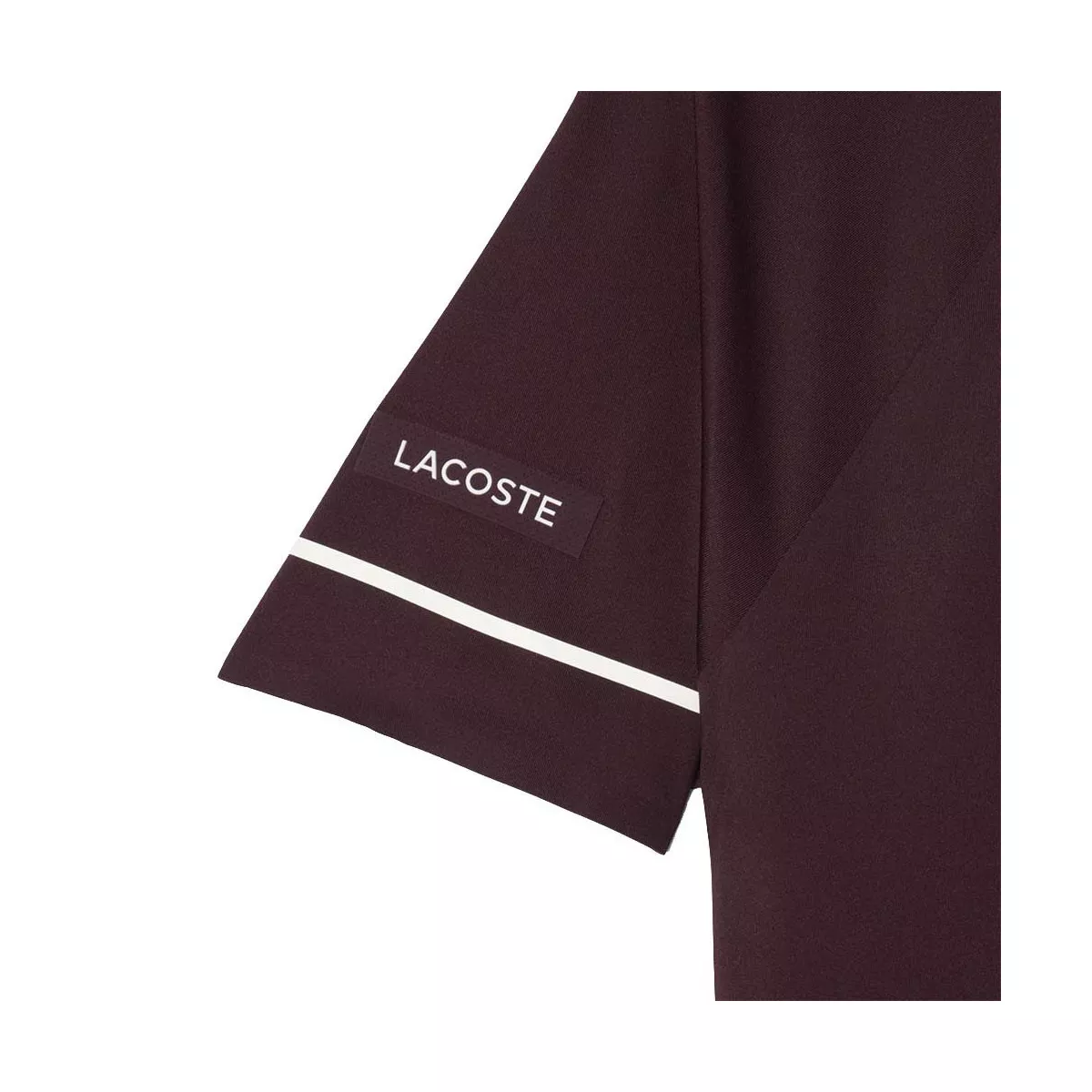 Lacoste Tennis Polo Novak Djokovic On Court Bruin / Wit