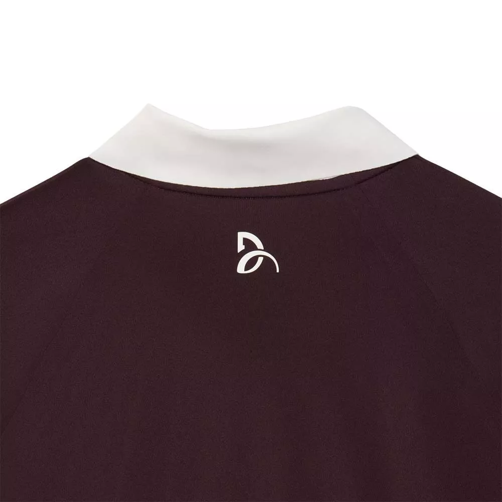 Lacoste Tennis Polo Novak Djokovic On Court Bruin / Wit