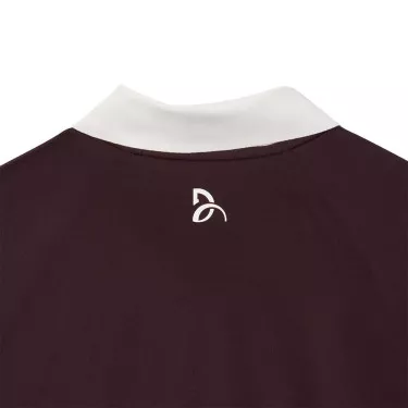 Lacoste Tennis Polo Novak Djokovic On Court Bruin / Wit